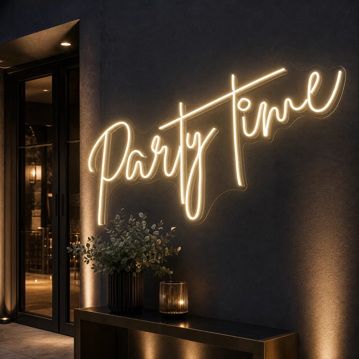 Party Time LED Neon Sign Garage Man Cave Neon Sign high-converting product image
