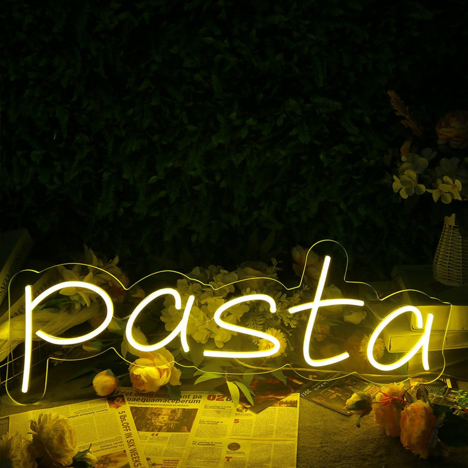 Pasta Neon Led Sign For Italian Restaurants And Cafes | Shineneon