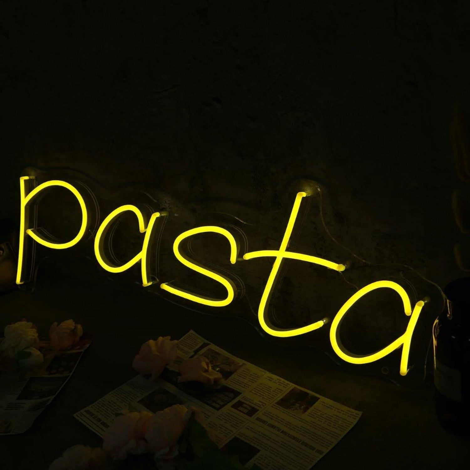 Pasta Yellow Led Neon Sign | Shineneon