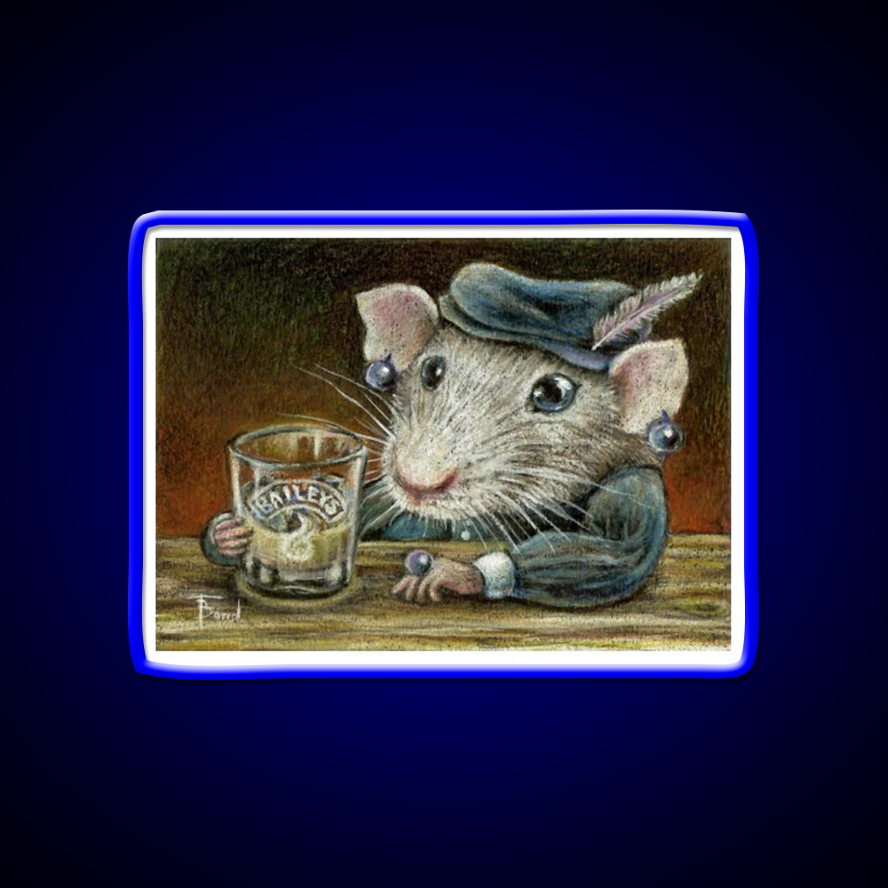 Patricia The Rat Man Cave Bar Led Neon Sign Rgb Color