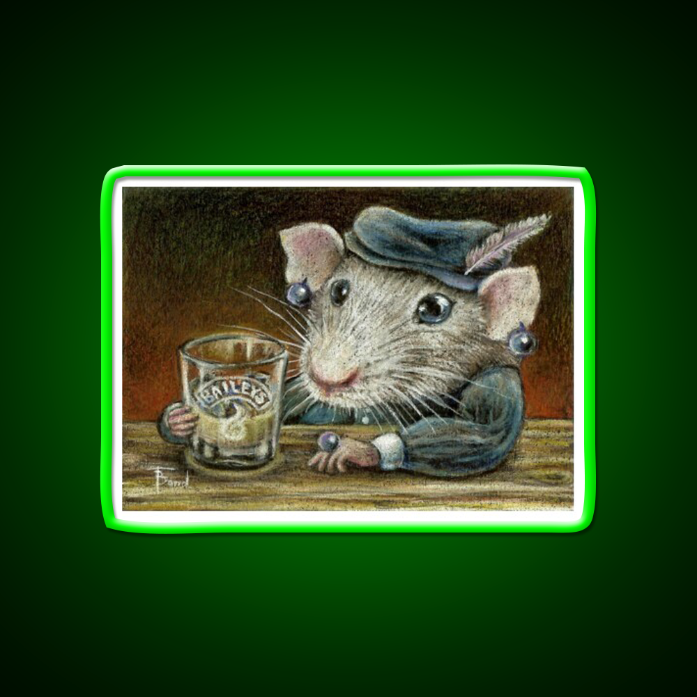 Patricia The Rat Man Cave Bar Led Neon Sign Rgb Color
