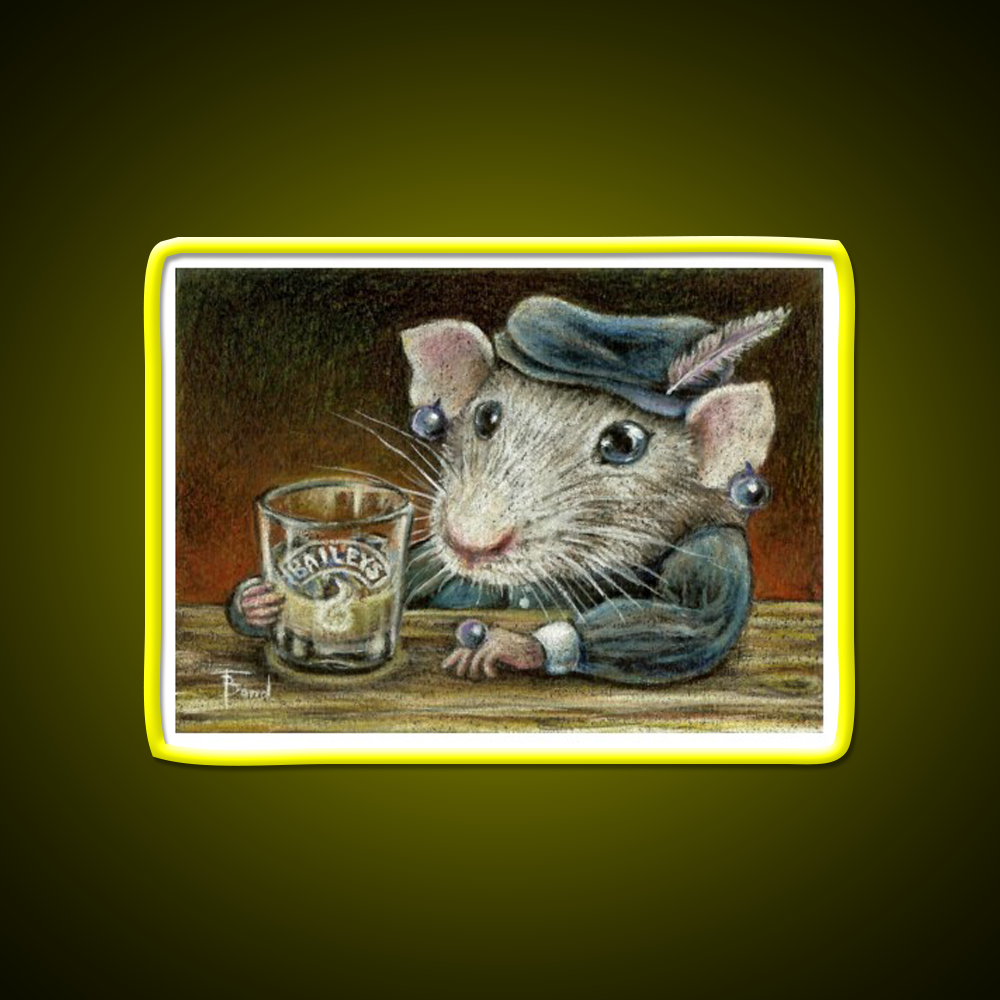 Patricia The Rat Man Cave Bar Led Neon Sign Rgb Color