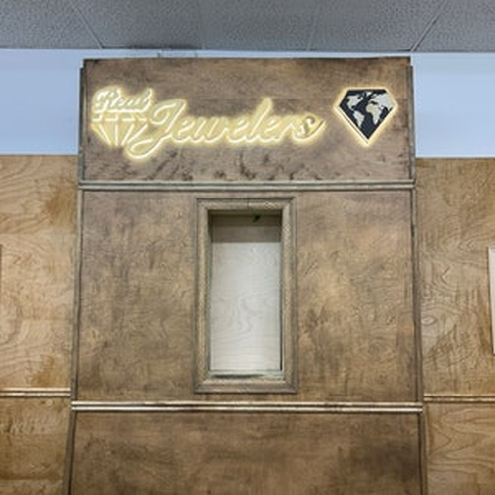 Paul Jewelers With Logo 3D Frontlit Channel Letters Led Light Sign