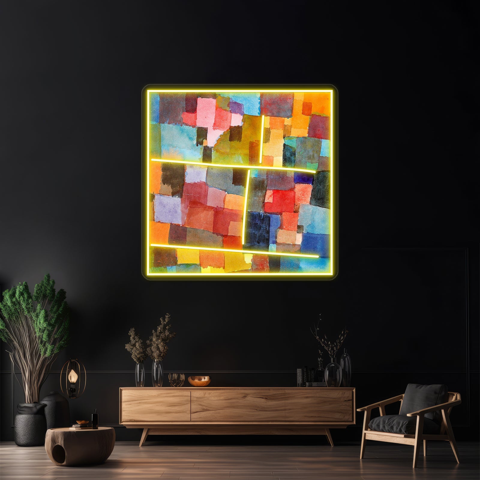 Paul Klee Abstract Art Wall Artwork Neon Signs | Shineneon