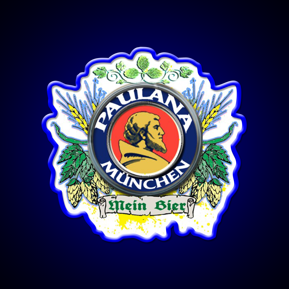 Paulaner Munchen Beer One Of Germanys Beer Bar Decor Led Neon Sign Rgb Color - LED neon sign view 5