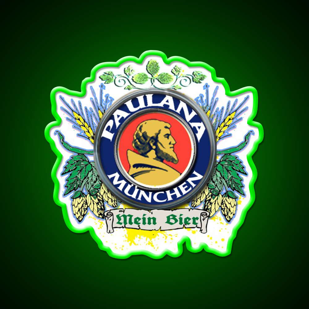 Paulaner Munchen Beer One Of Germanys Beer Bar Decor Led Neon Sign Rgb Color - LED neon sign view 8