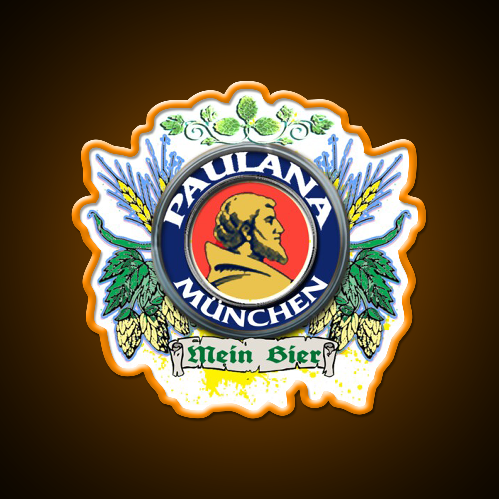 Paulaner Munchen Beer One Of Germanys Beer Bar Decor Led Neon Sign Rgb Color - LED neon sign view 6