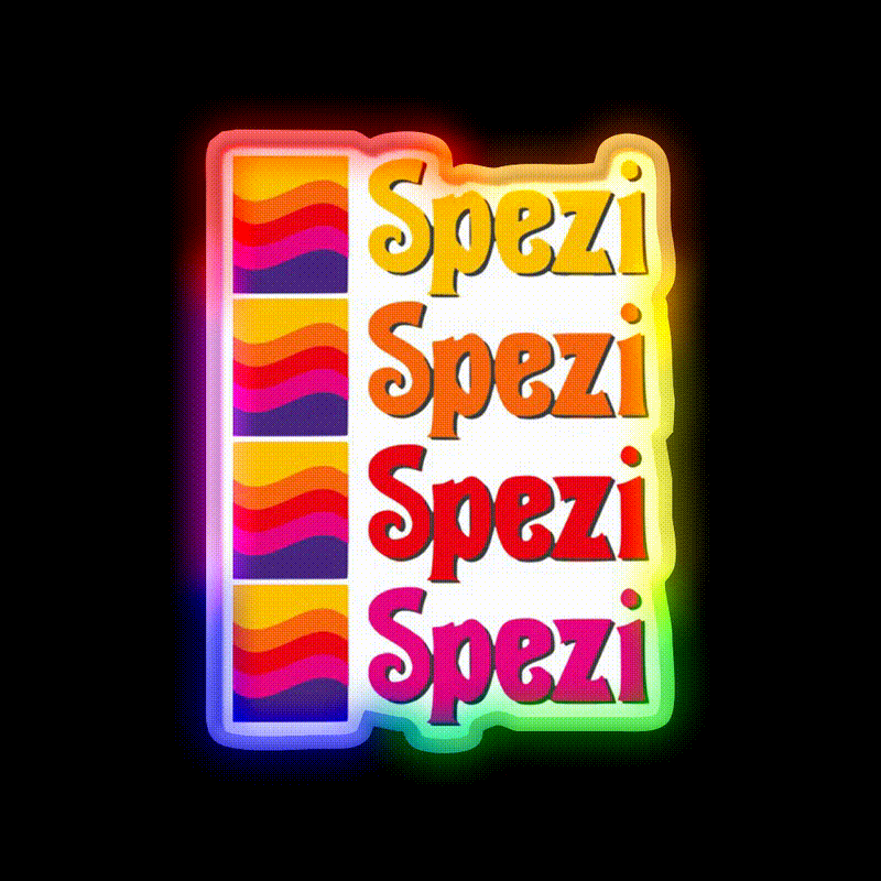 Paulaner Spezi Beer Bar Decor Led Neon Sign Business Neon Sign Rgb Color - LED neon sign close-up detail