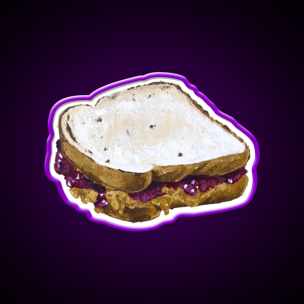 Pb And J Snack Food Led Neon Sign Rgb Color - Shineneon
