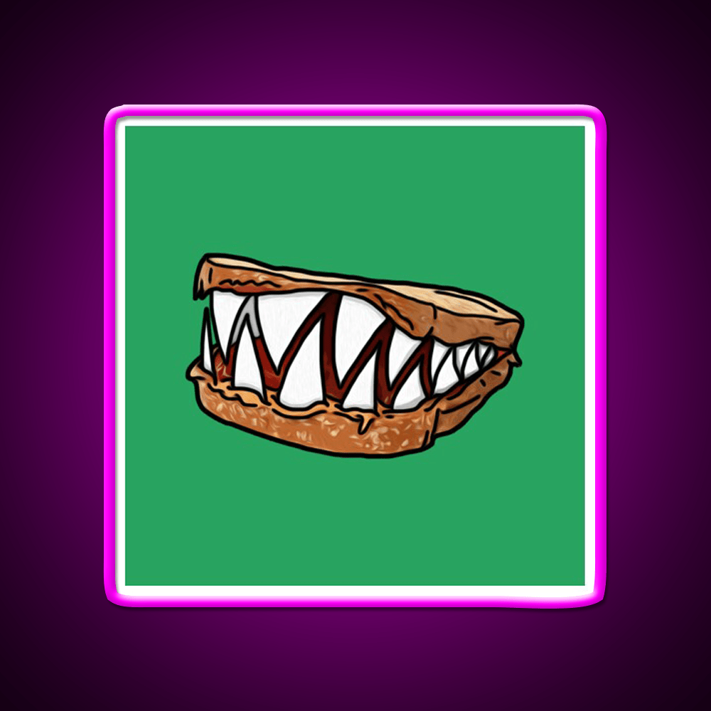 Pb And Jaws Fast Food Led Neon Sign For Burger Place Rgb Color - Shineneon