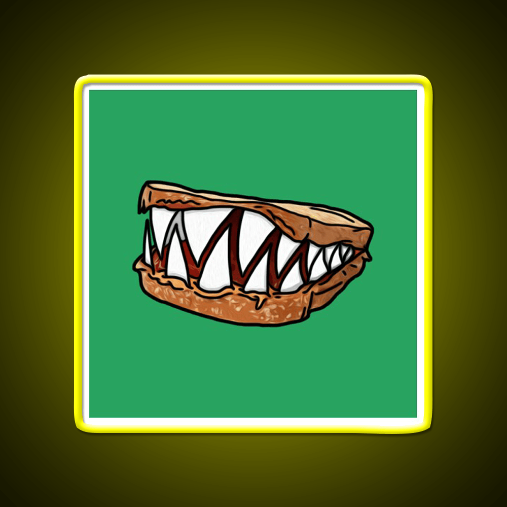 Pb And Jaws Fast Food Led Neon Sign For Burger Place Rgb Color - Shineneon