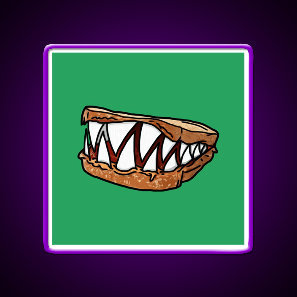 Pb And Jaws Fast Food Led Neon Sign For Burger Place Rgb Color - Shineneon