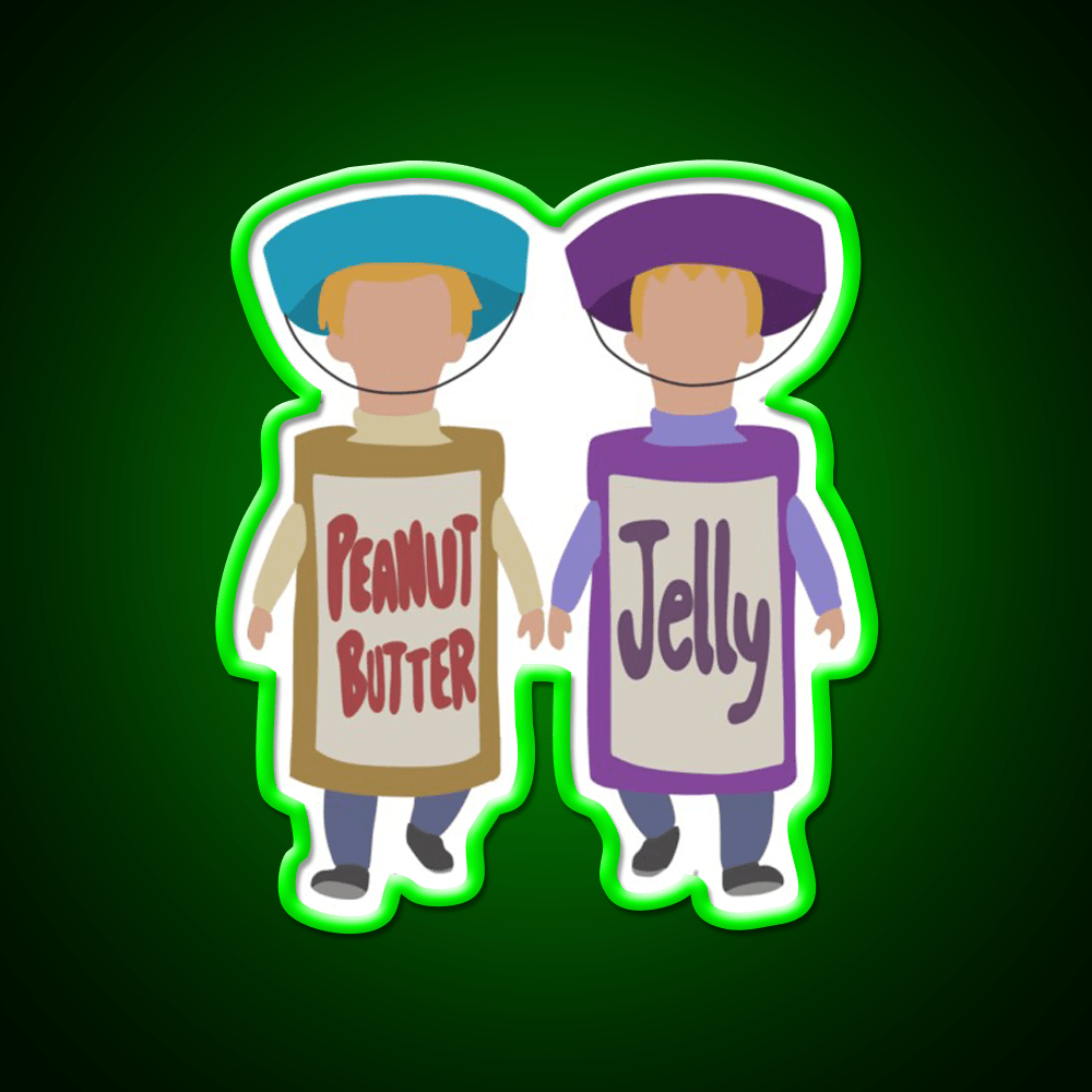 Pb J Andy And Ollie Fast Food Led Neon Sign For Burger Place Rgb Color - Shineneon
