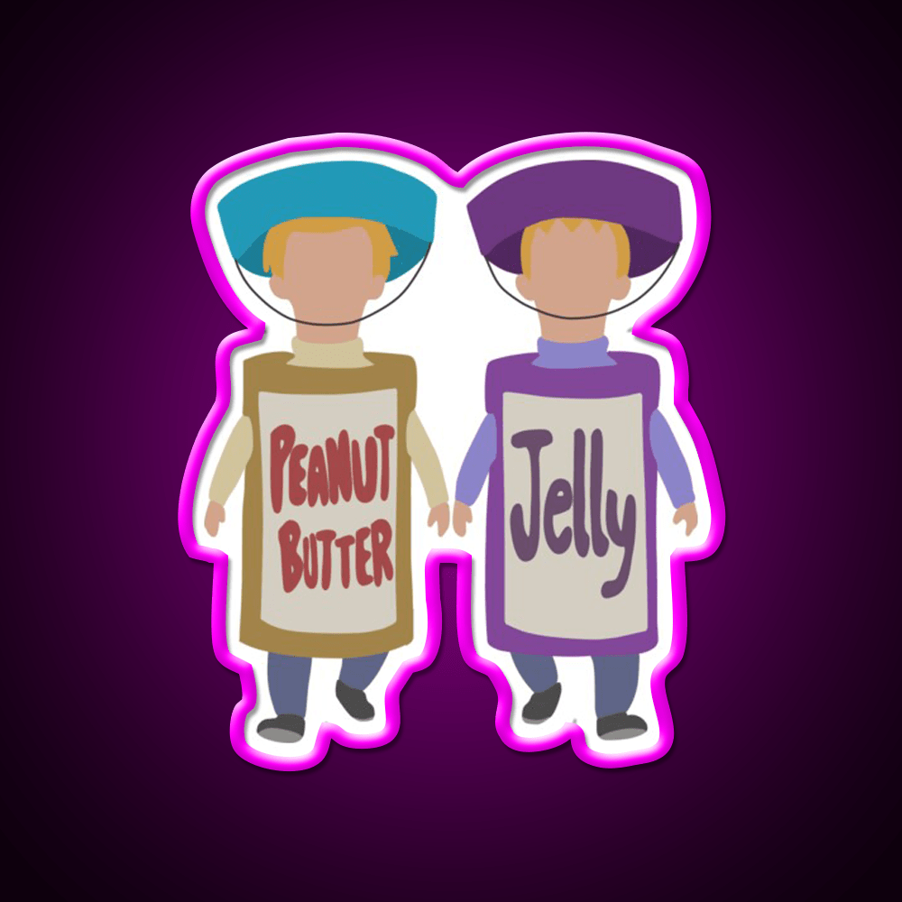 Pb J Andy And Ollie Fast Food Led Neon Sign For Burger Place Rgb Color - Shineneon