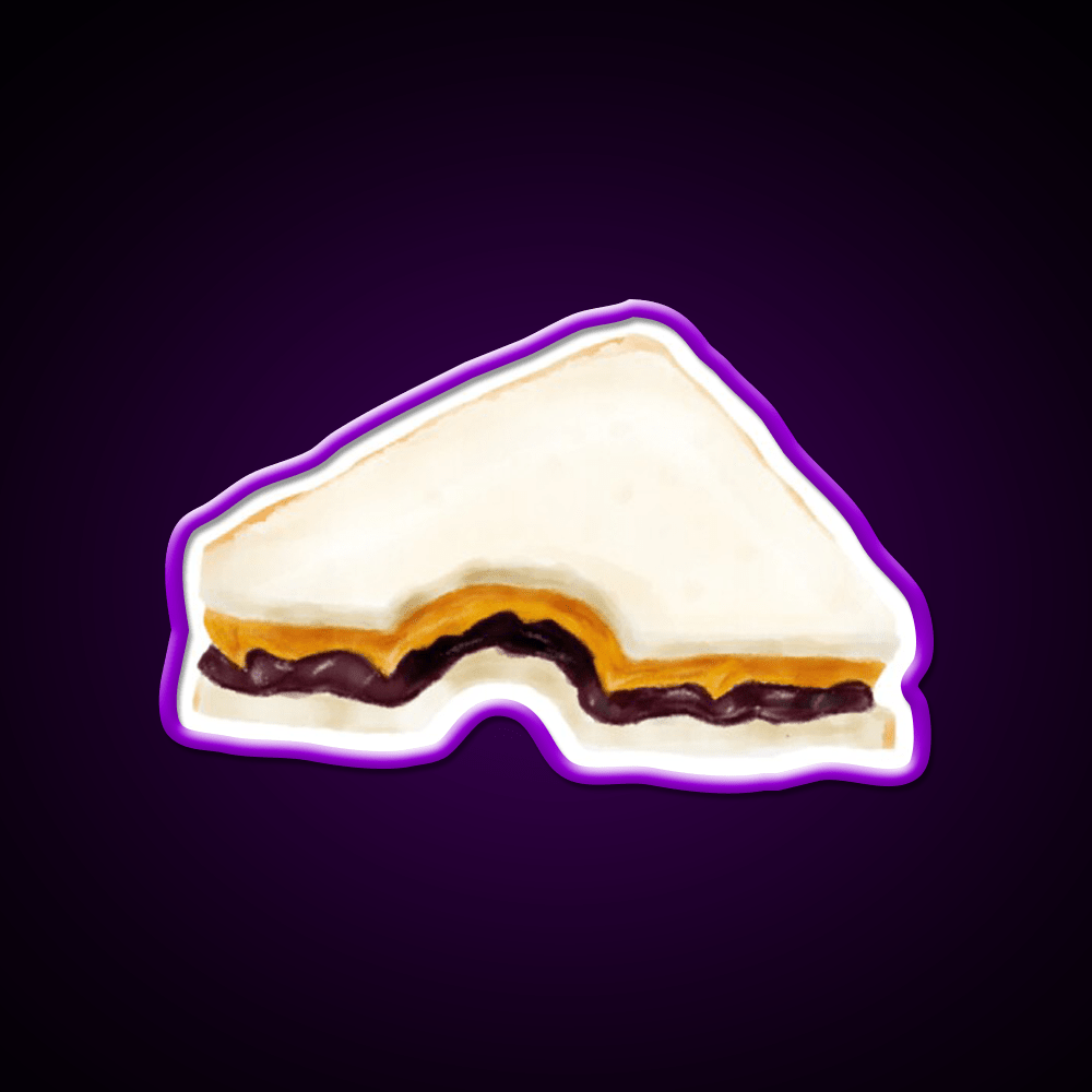 Pb J Snack Food Led Neon Sign Rgb Color - Shineneon