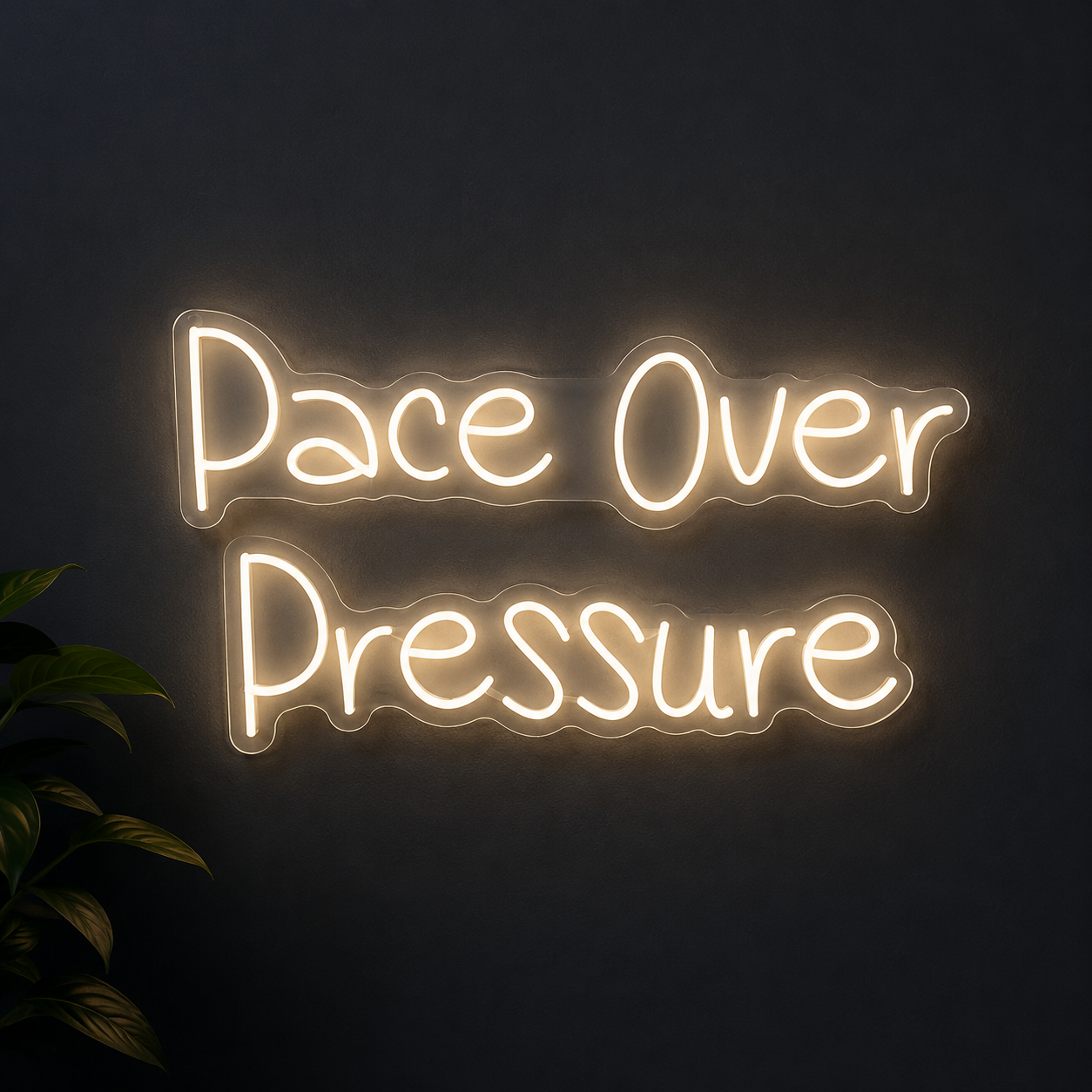Peace Over Pressure Wall Decor LED Neon Sign - 02 High-Converting Product Image