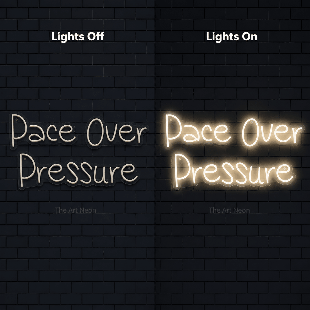 Peace Over Pressure Wall Decor LED Neon Sign - Shineneon