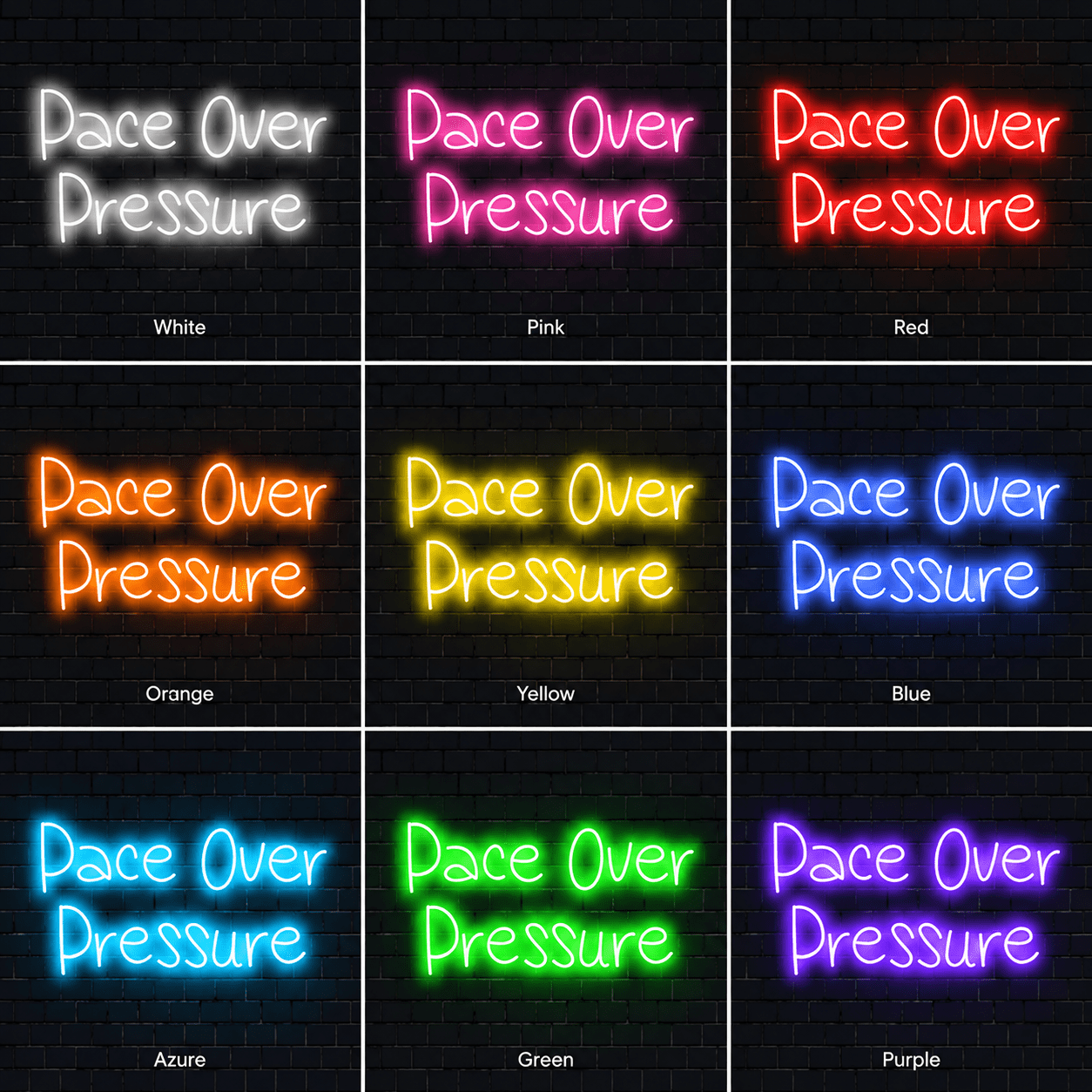 Peace Over Pressure Wall Decor LED Neon Sign - Shineneon
