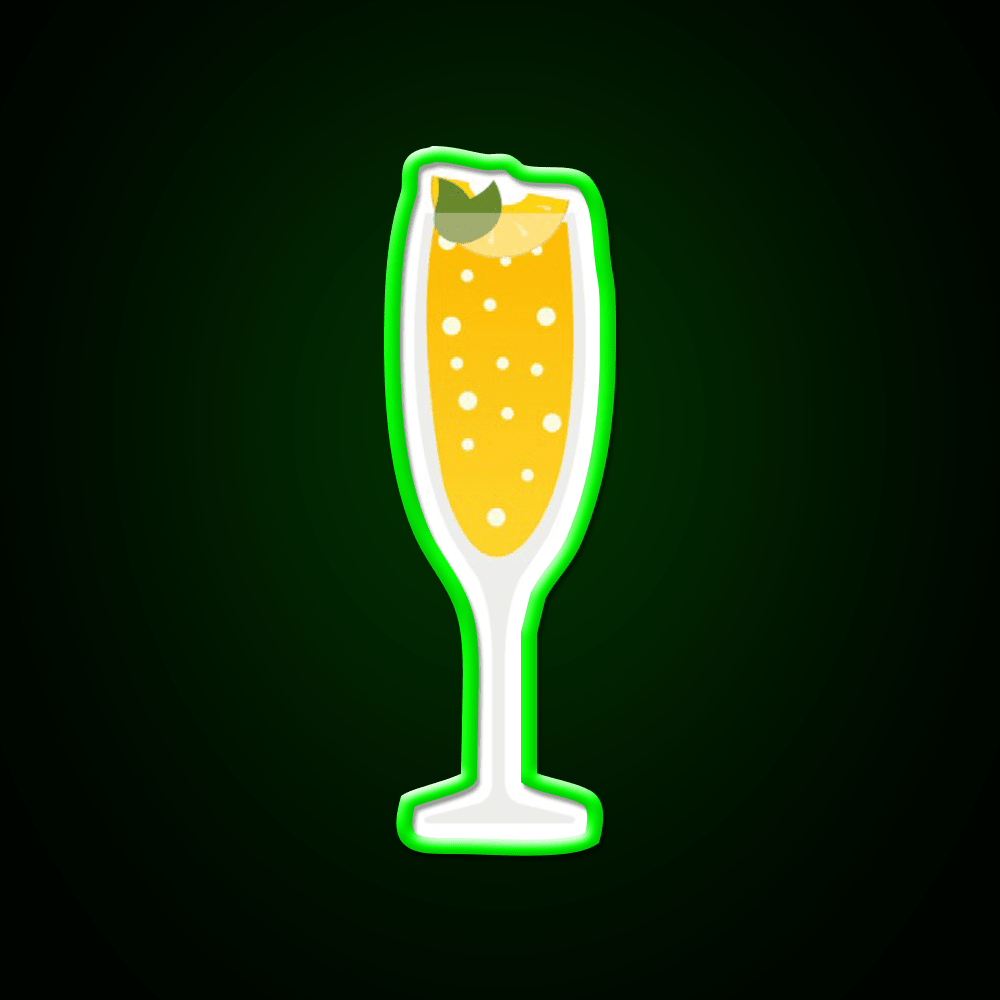 Peach Bellini Cocktail Bar Decor Led Neon Sign Rgb Color - Shineneon