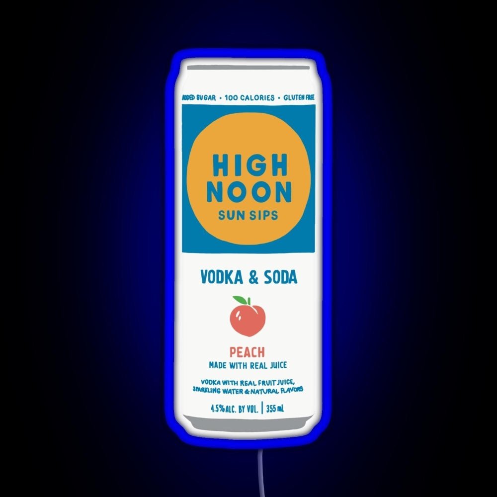 Peach High Noon Rgb Led Neon Sign Pop Wall Art - Shineneon