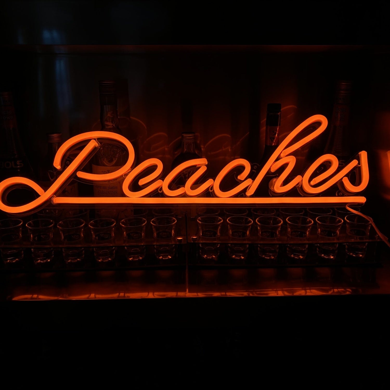 Peaches Led Neon Sign Wall Art | Shineneon