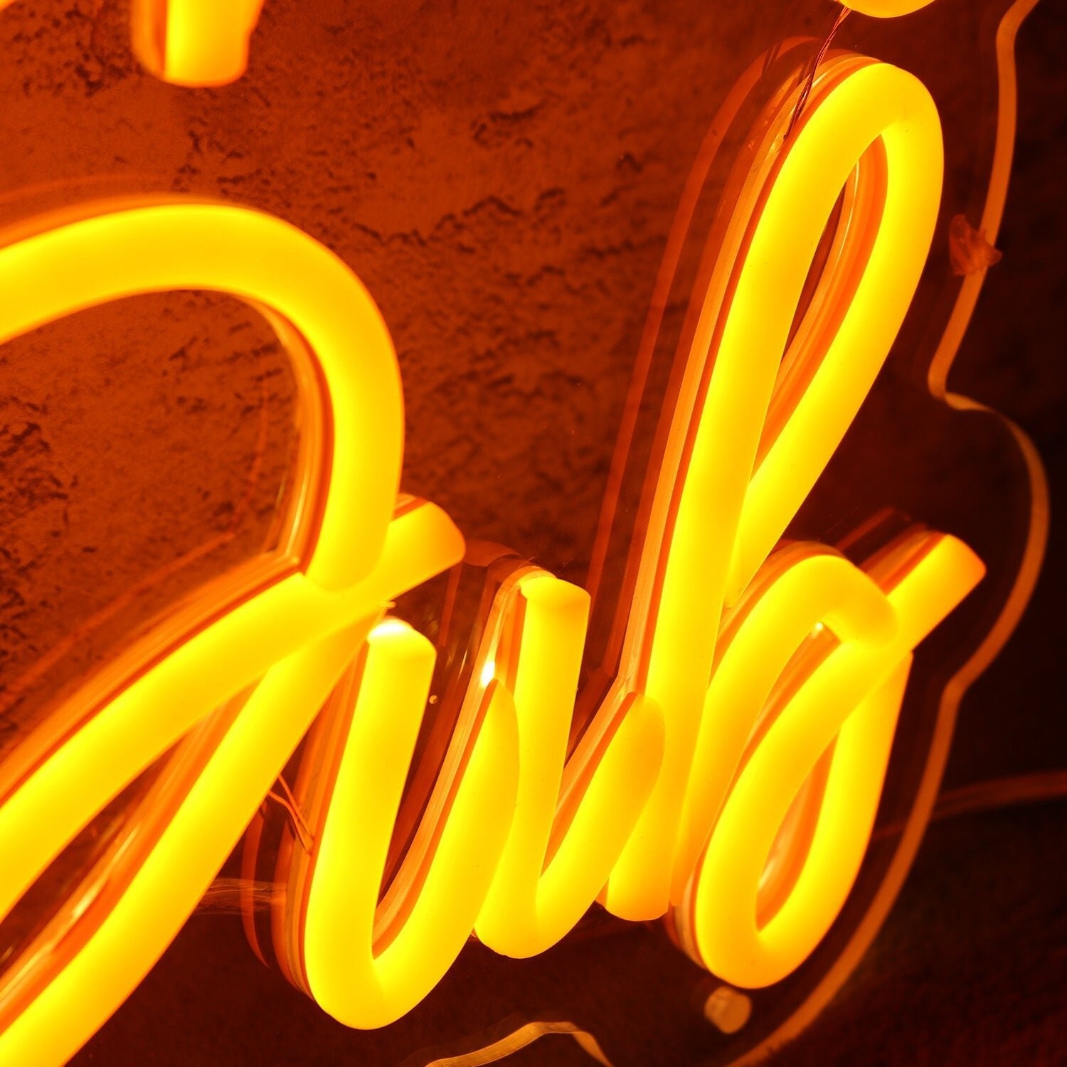 Peaches Pub Orange Led Neon Sign - Shineneon