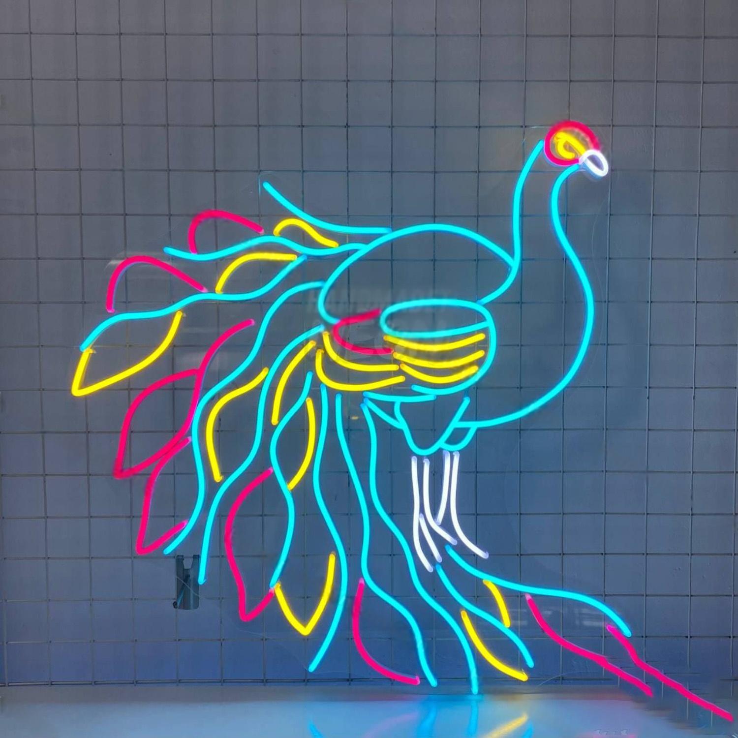 Peacock Neon Led Neon Sign | Shineneon