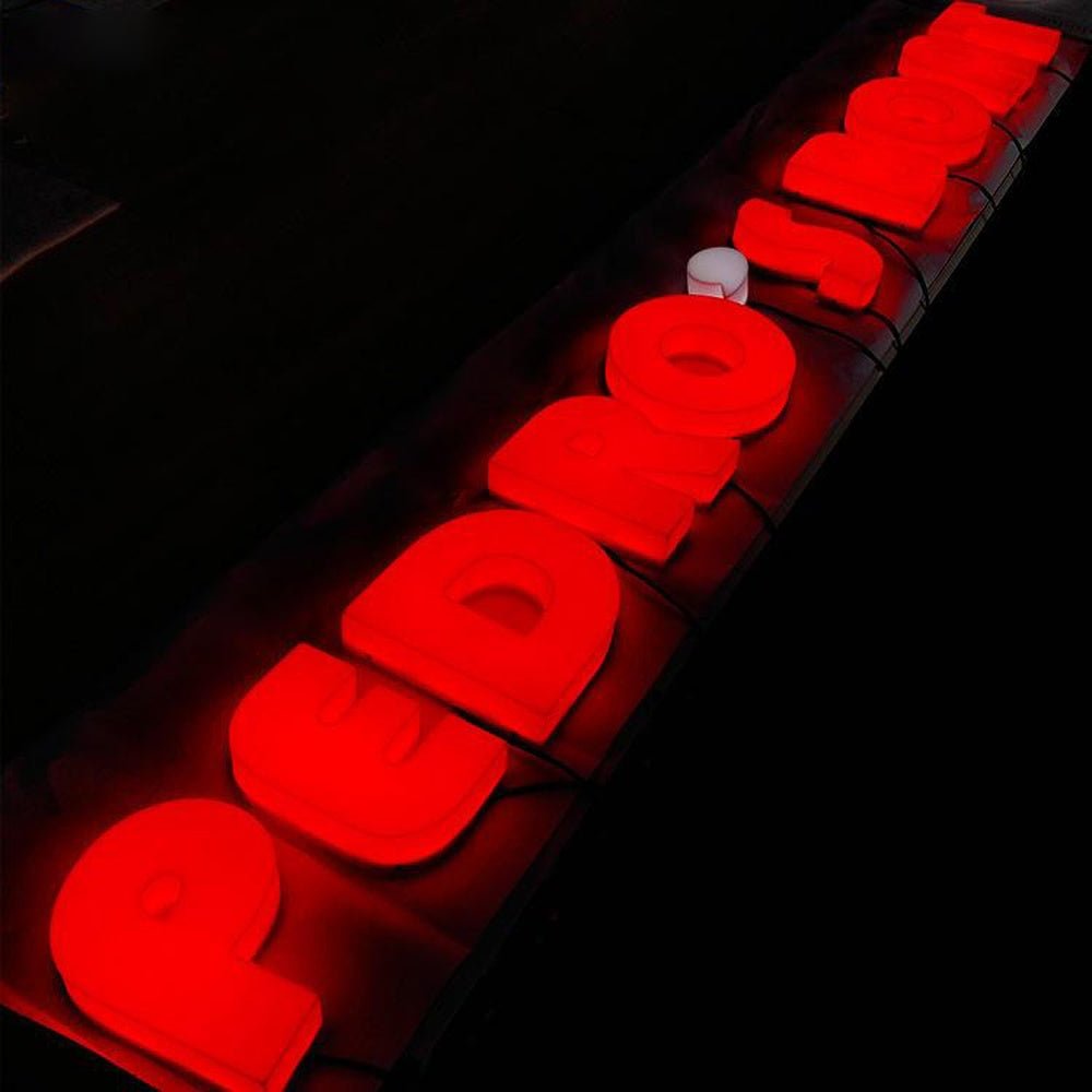 Pedros 3D Fulllit Acrylic Led Letters Sign - Shineneon