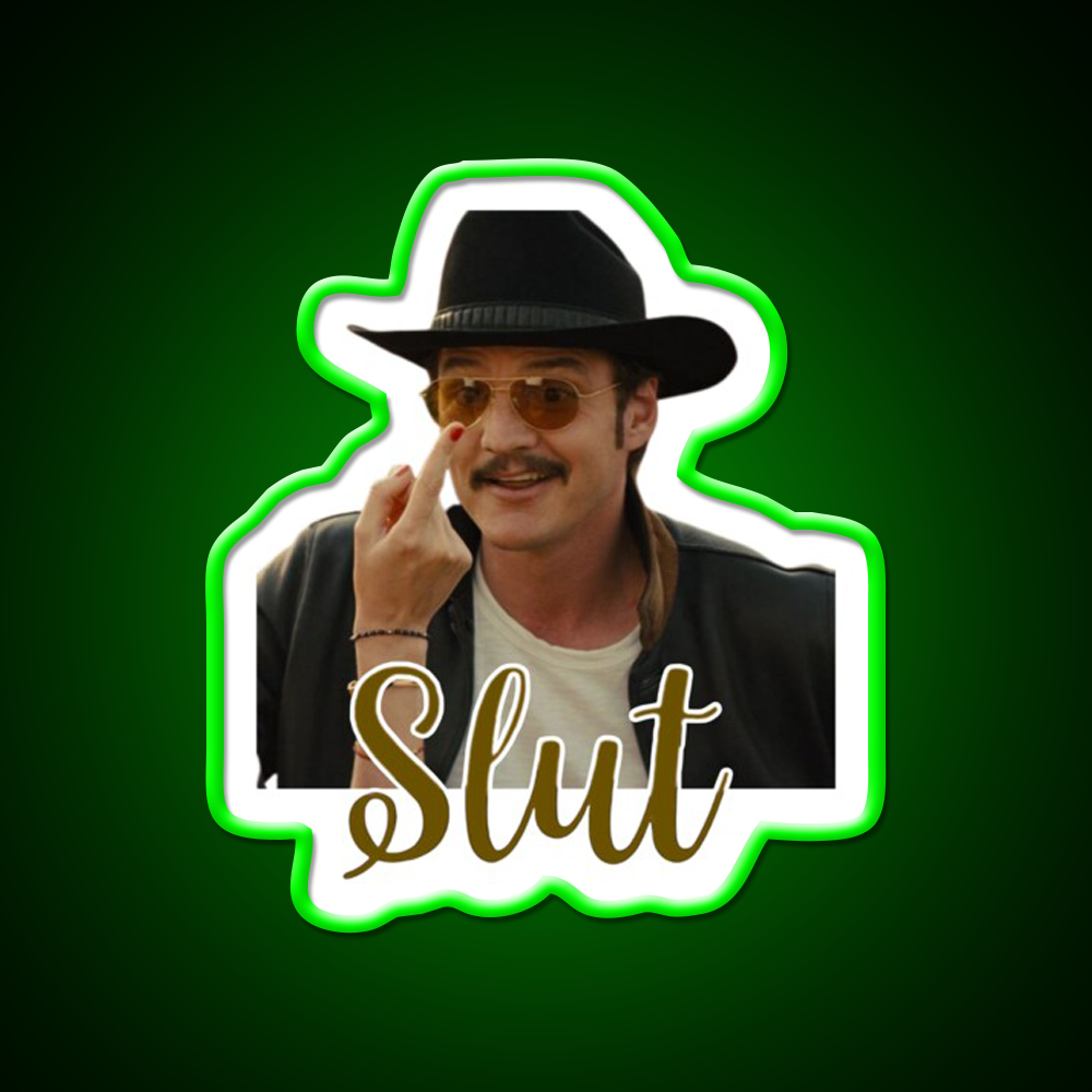 Pedros Slut Era Whiskey Drink Bar Led Neon Sign Rgb Color