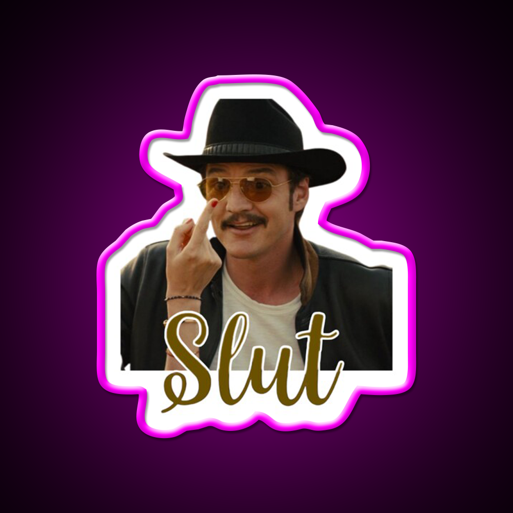 Pedros Slut Era Whiskey Drink Bar Led Neon Sign Rgb Color