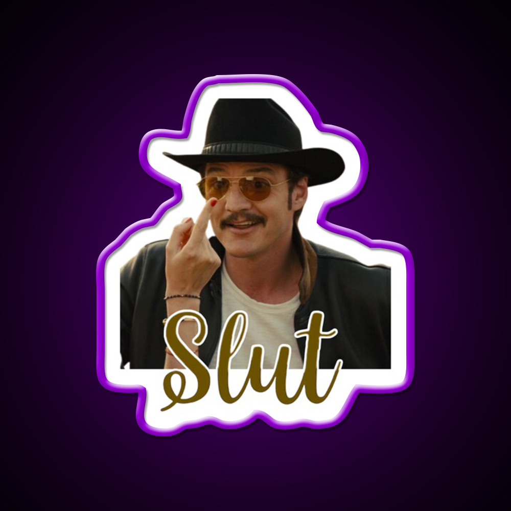 Pedros Slut Era Whiskey Drink Bar Led Neon Sign Rgb Color