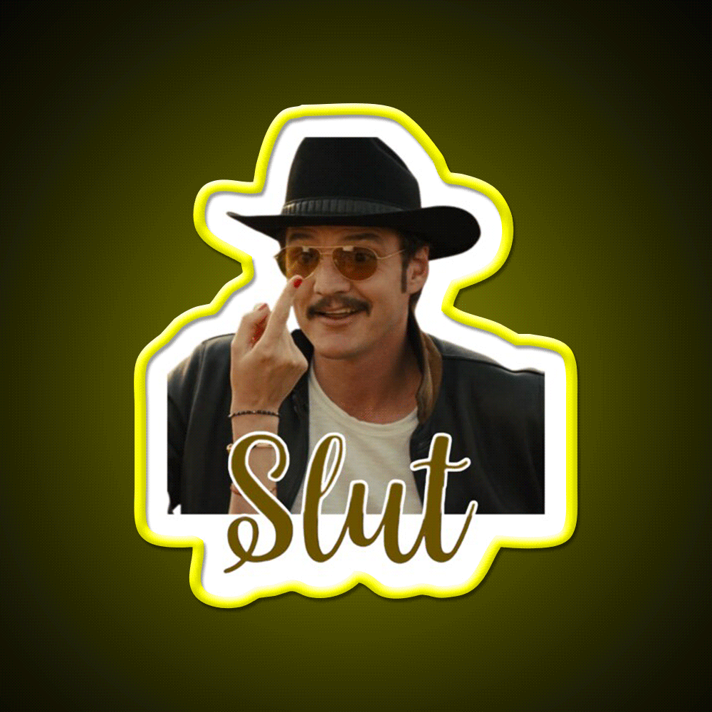 Pedros Slut Era Whiskey Drink Bar Led Neon Sign Rgb Color