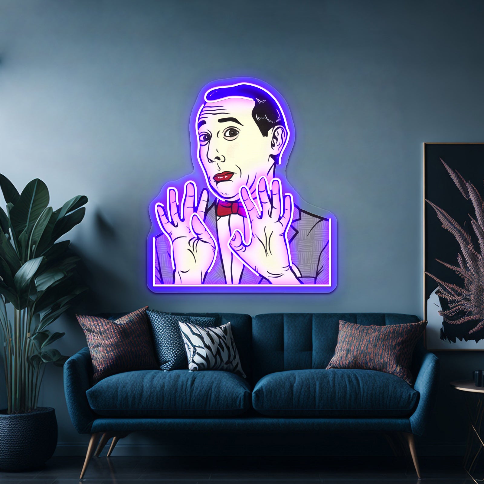 Pee Wee Herman Artwork Neon Wall Sign | Shineneon