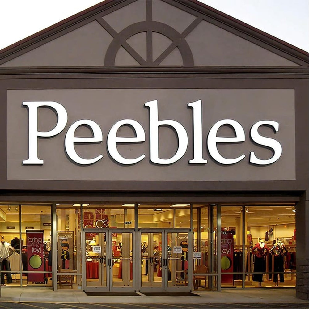 Peebles 3D Frontlit Channel Letters Led Light Sign