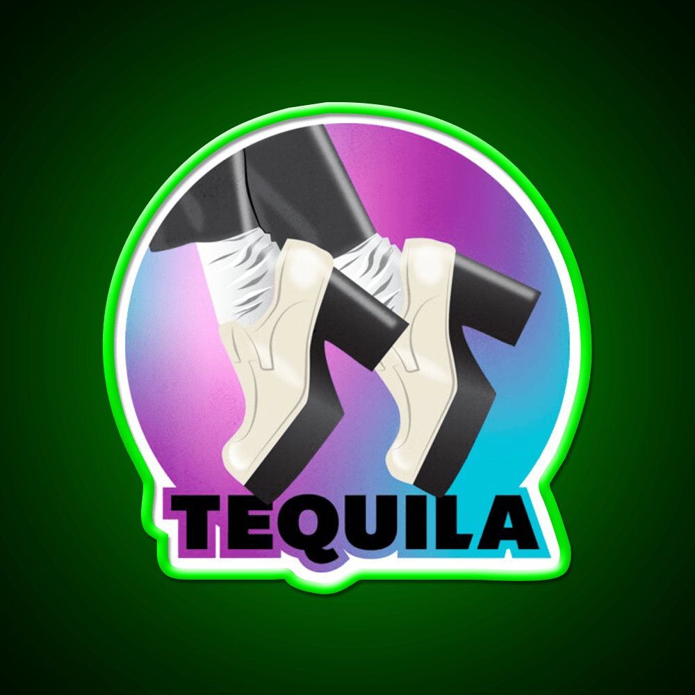 Peewee Tequila Party Drink Tequila Led Neon Sign Rgb Color - Shineneon