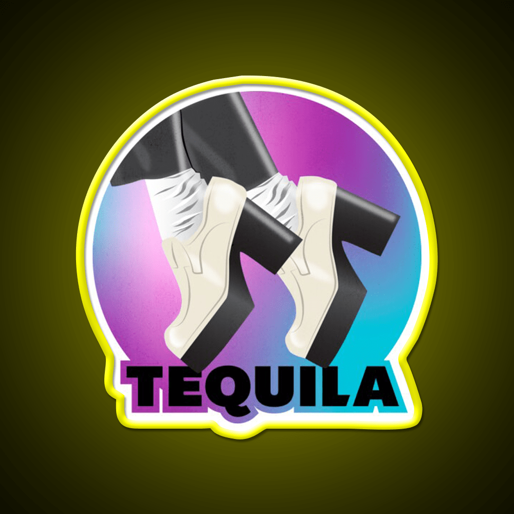 Peewee Tequila Party Drink Tequila Led Neon Sign Rgb Color - Shineneon