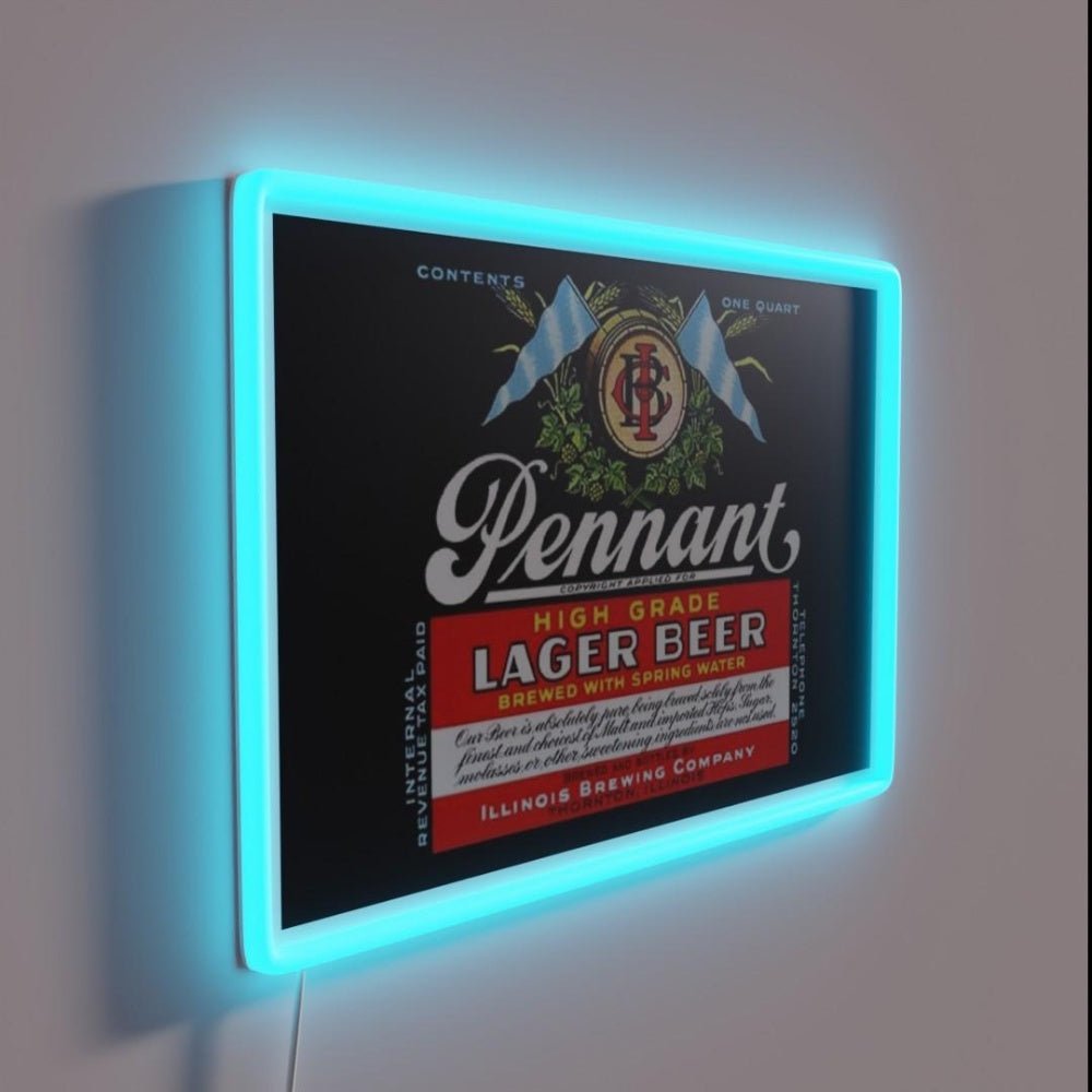 Pennant Lager Beer Rgb Led Neon Sign - Shineneon