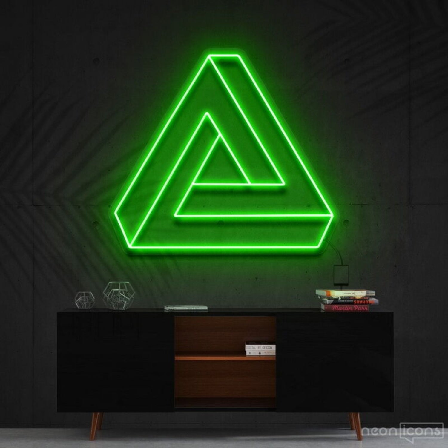 Penrose Triangle Neon Sign For Geometric Art Lovers | Shineneon