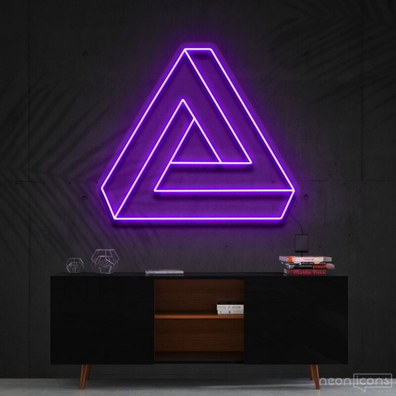 Penrose Triangle Neon Sign For Geometric Art Lovers | Shineneon