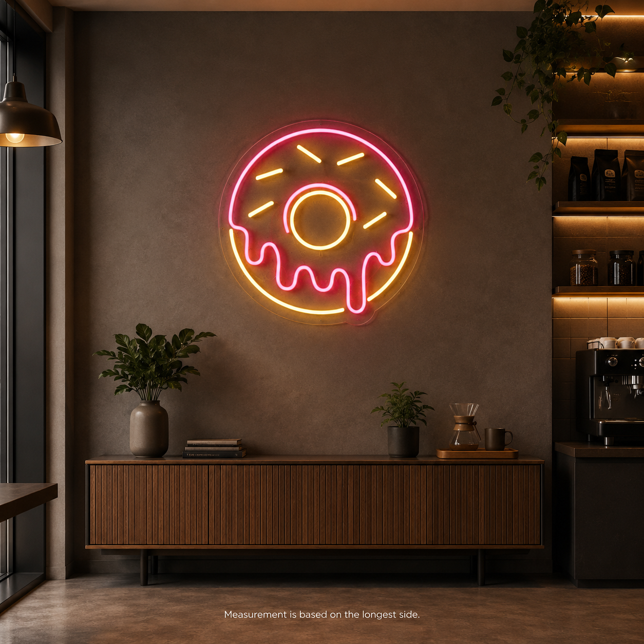 People Sitting At A Table LED Neon Sign - 04 Size Image