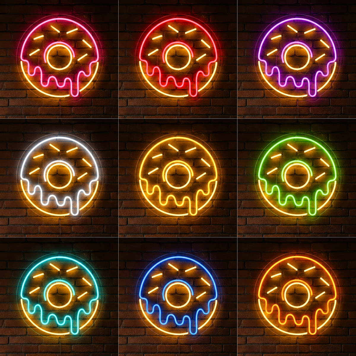 People Sitting At A Table LED Neon Sign - Shineneon