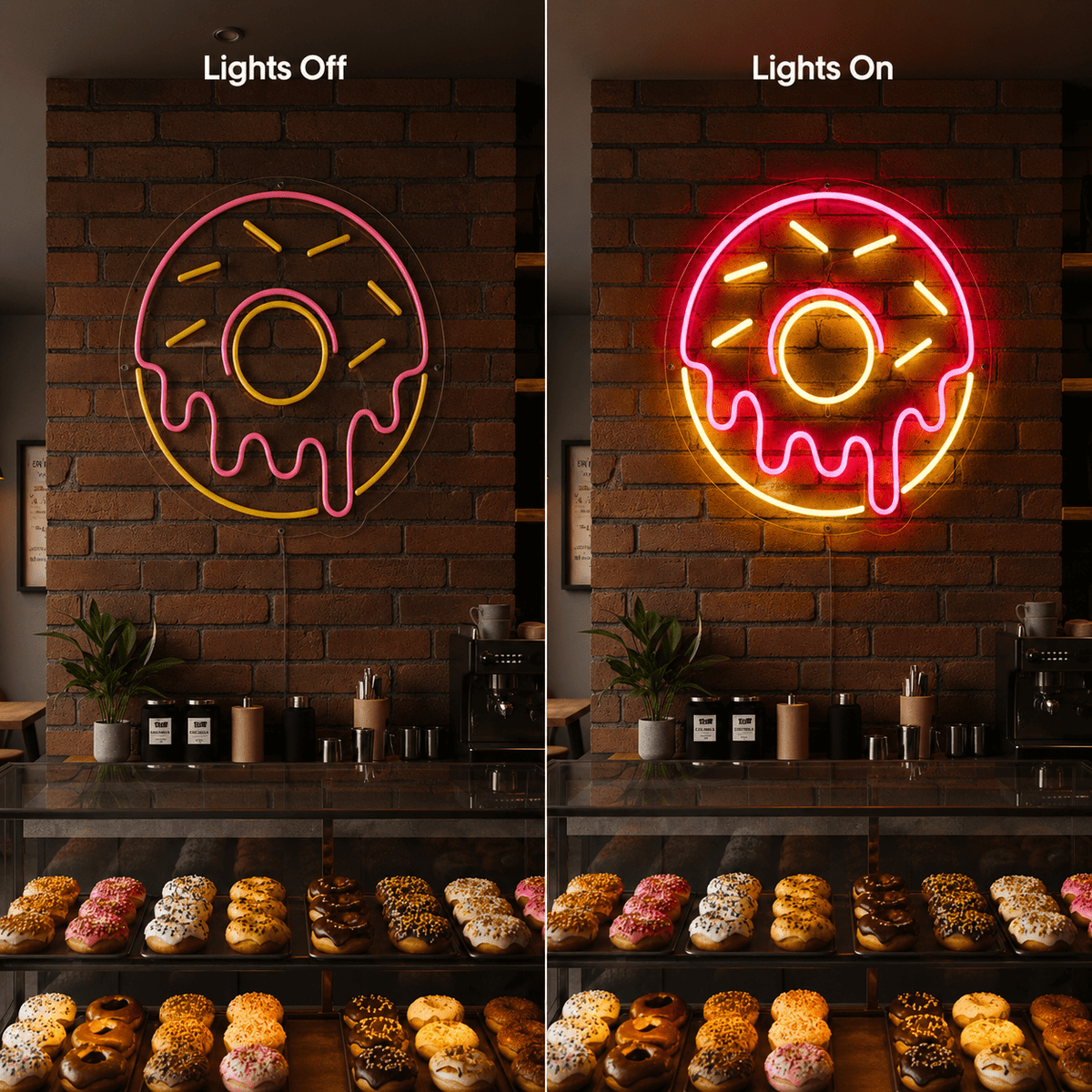 People Sitting At A Table LED Neon Sign - Shineneon
