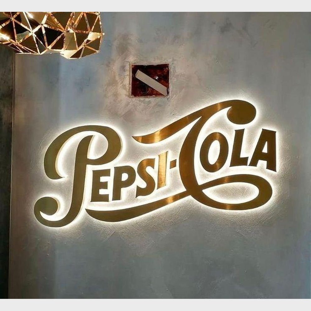 Pepsi Cola 3D Backlit Letters Business Metal Led Sign - Shineneon