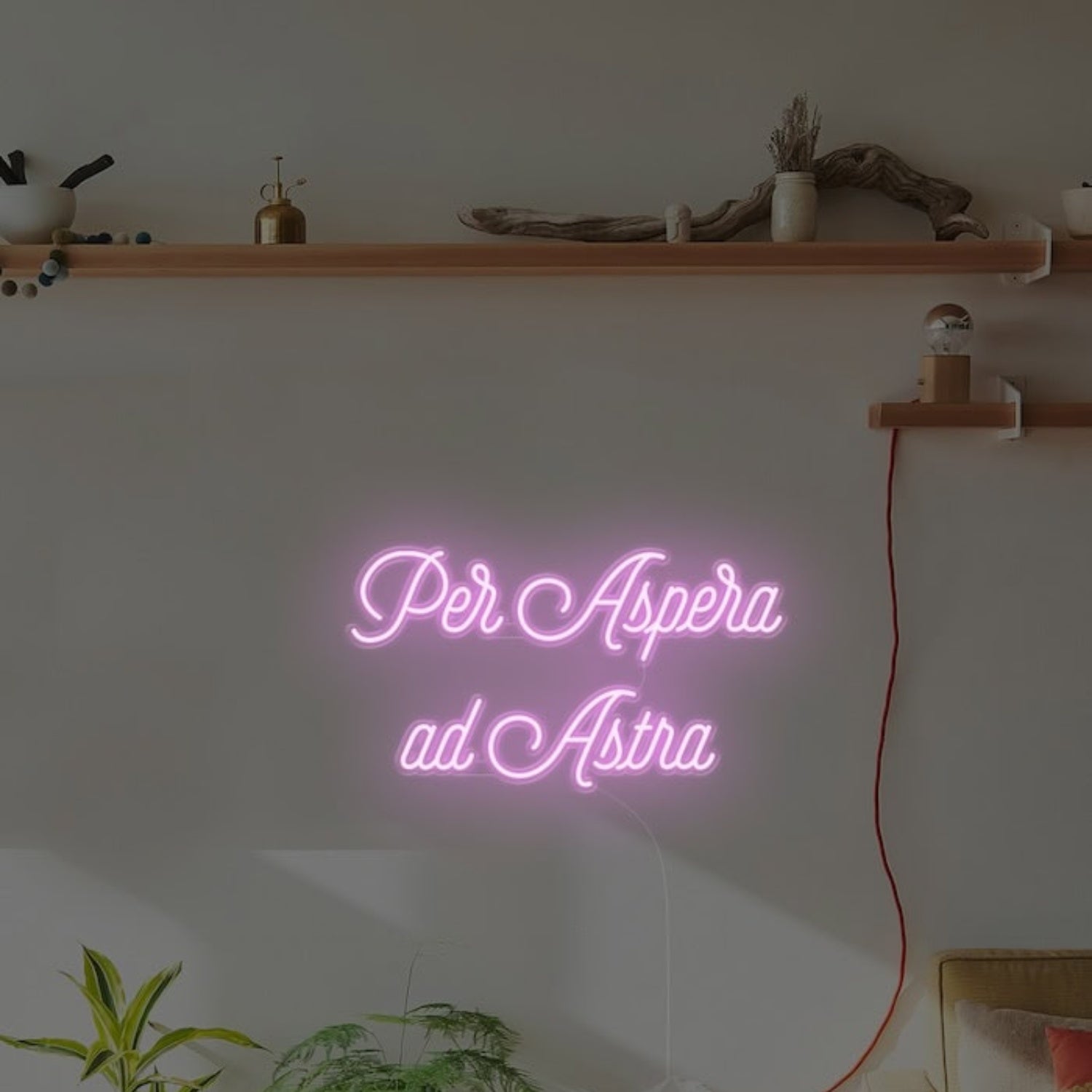 Per Aspera Ad Astra Led Neon Sign Wall Art | Shineneon