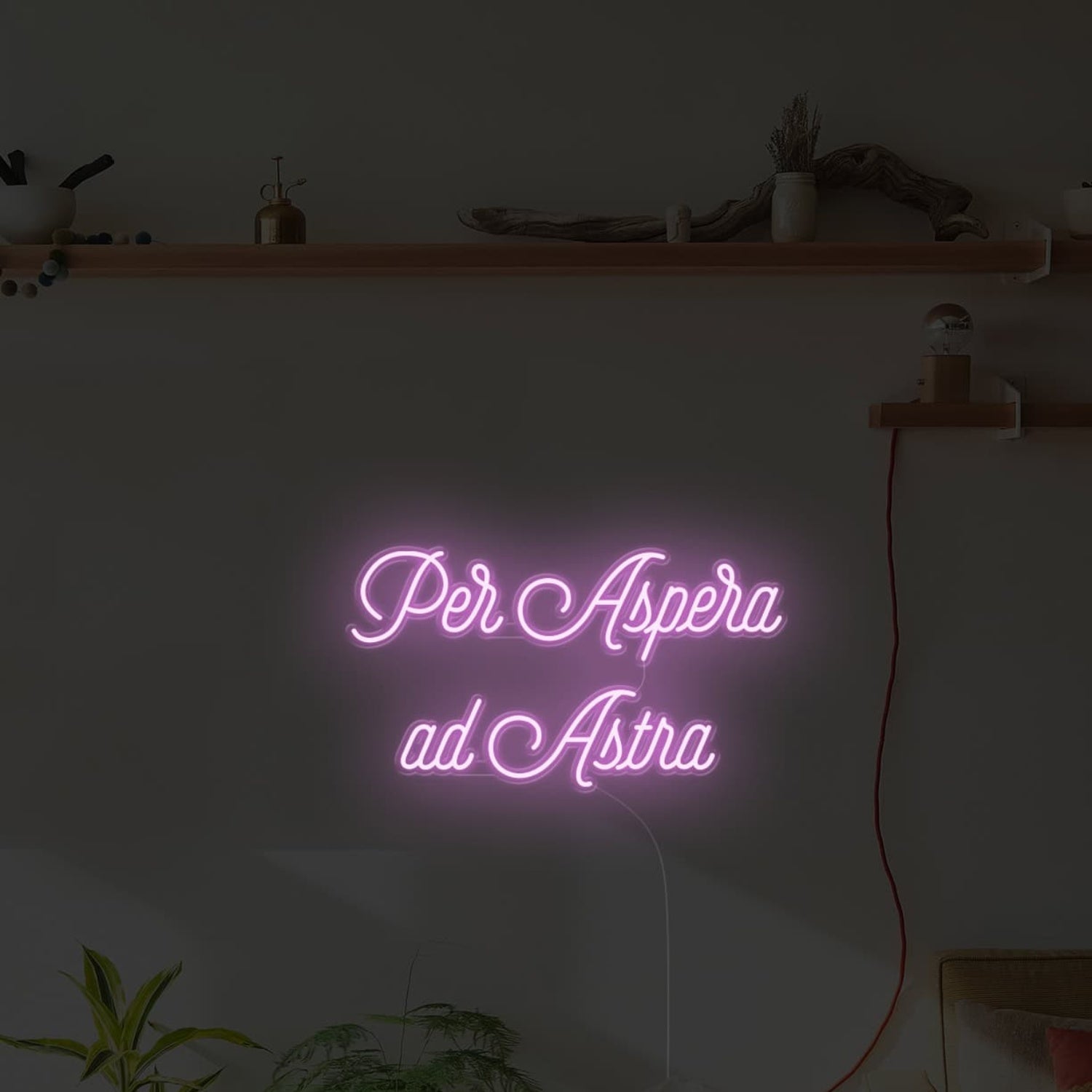 Per Aspera Ad Astra Led Neon Sign Wall Art | Shineneon