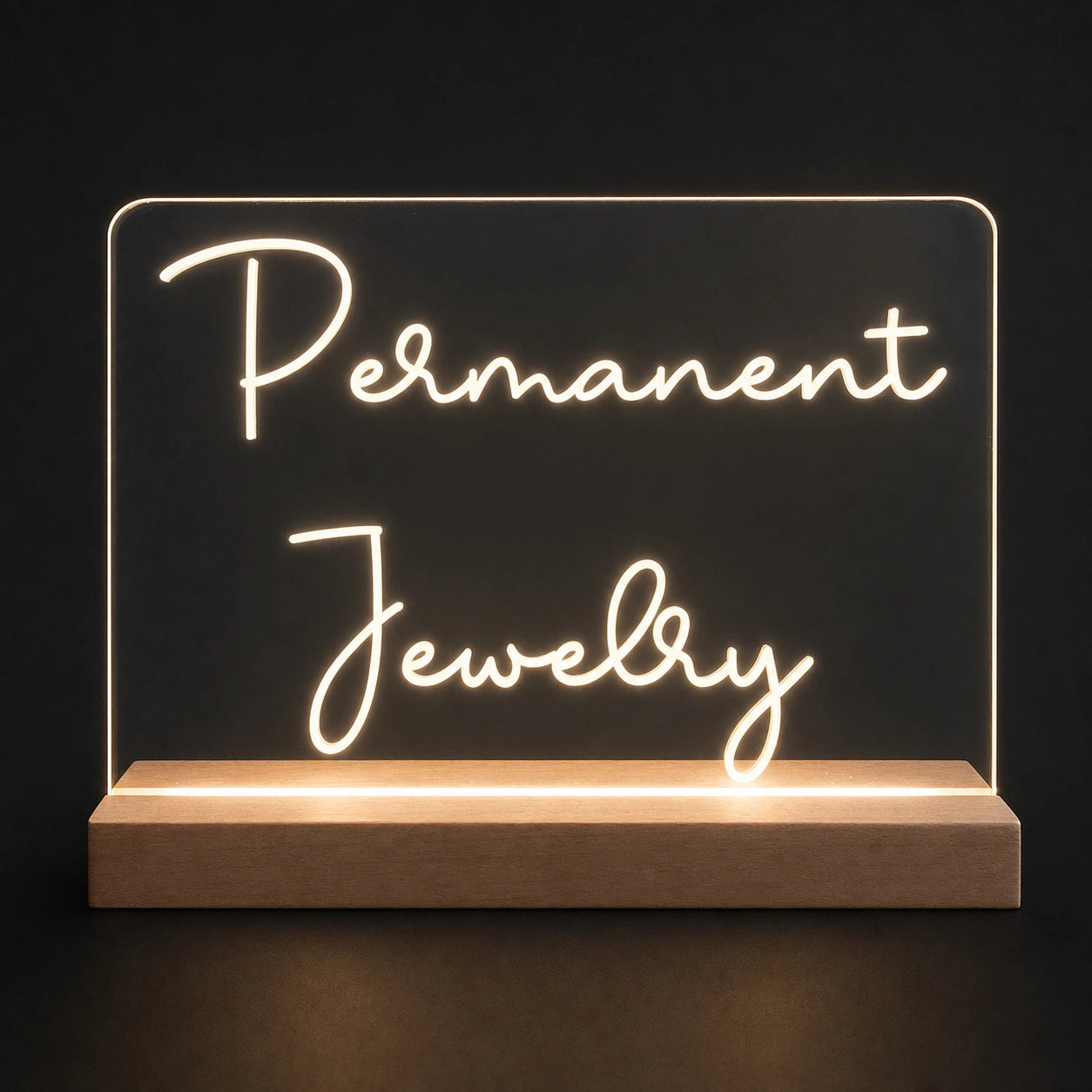 Permanent Jewelry LED Neon Sign Garage Man Cave Neon Sign main product image