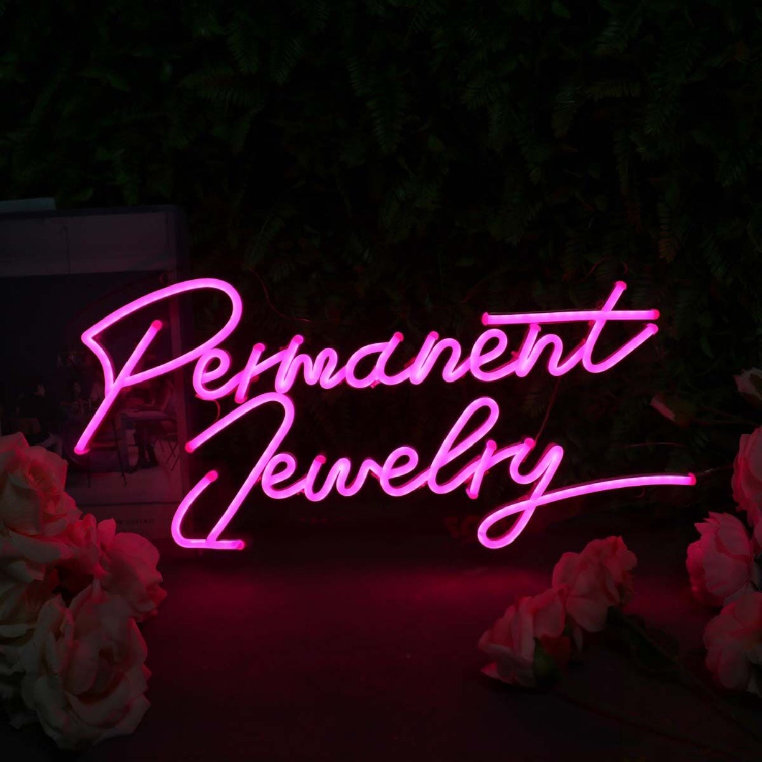 Permanent Jewelry Pink Neon Sign For Jewelry Shops | Shineneon
