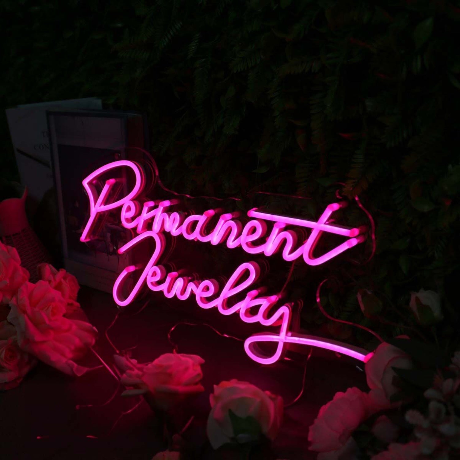 Permanent Jewelry Pink Neon Sign For Jewelry Shops | Shineneon