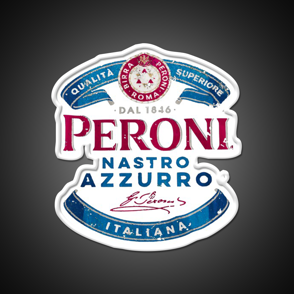 Peroni Nastro Azzurro Beer Bar Decor Led Neon Sign Rgb Color