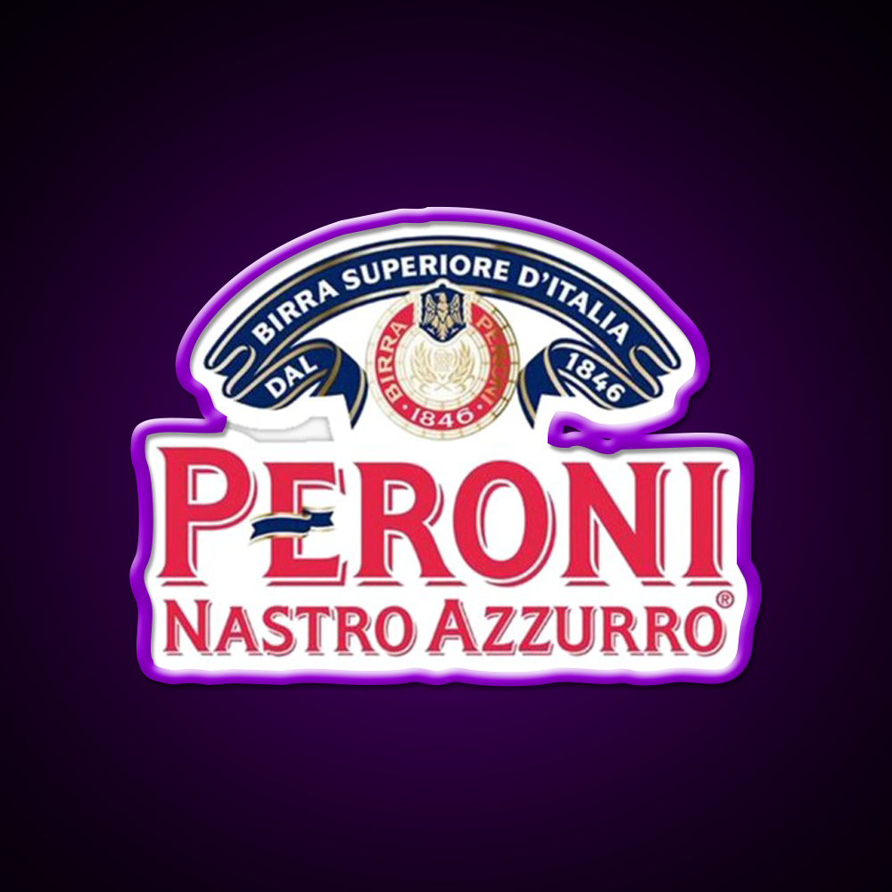 Peroni Nastro Azzurro Classic Logo Beer Bar Decor Led Neon Sign Rgb Color - LED neon sign view 9